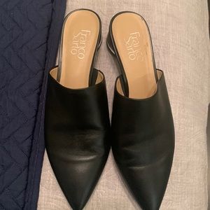 EUC, Women’s Franco Sarto mules, black, size 7.5